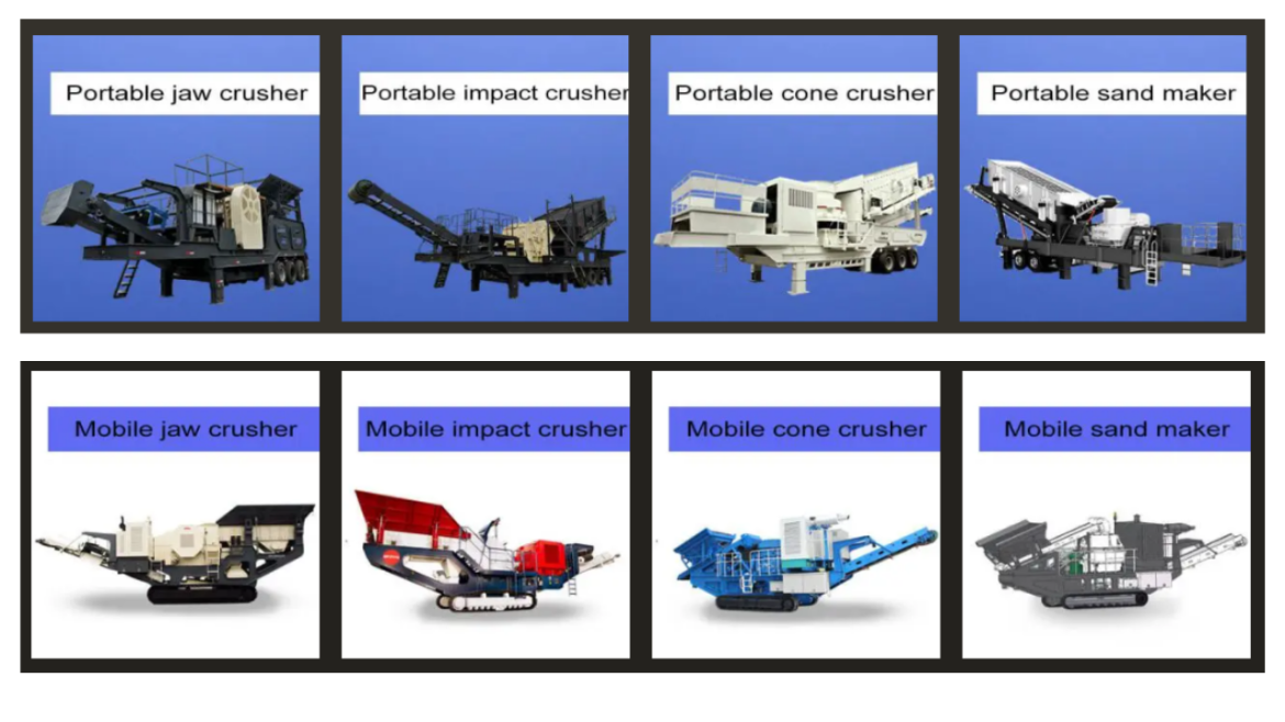Portable Crushers From Quarry to Recycling One Machine Fits All